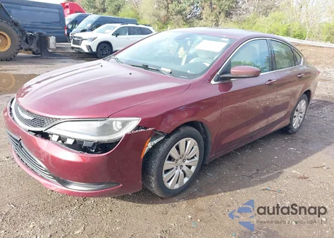 2015 Chrysler 200 Lx from USA, damaged, VIN 1C3CCCFB1FN674141